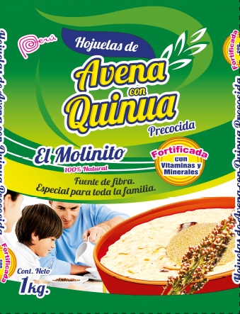 Hojuelas precocidas de avena con quinua "El Molinito"