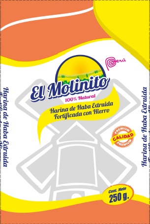 HARINA DE HABA EXTRUIDA X 0.250 KG EL MOLINITO 100% NATURAL