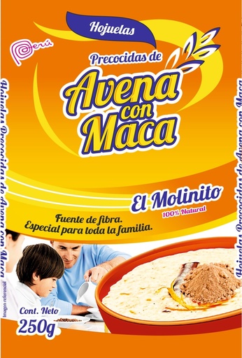 Hojuelas Precocidas de Avena con Maca "El Molinito"