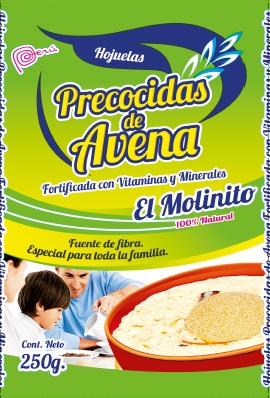 Hojuelas precocidas de avena "El Molinito"